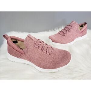 NEW‎ Ryka Size 9.5 Wide ELIA Mauve Pink Walking Sneakers Slip On athletic rose